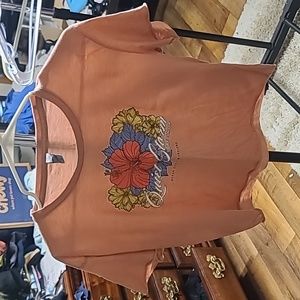 Quiet storm surf shop crop top